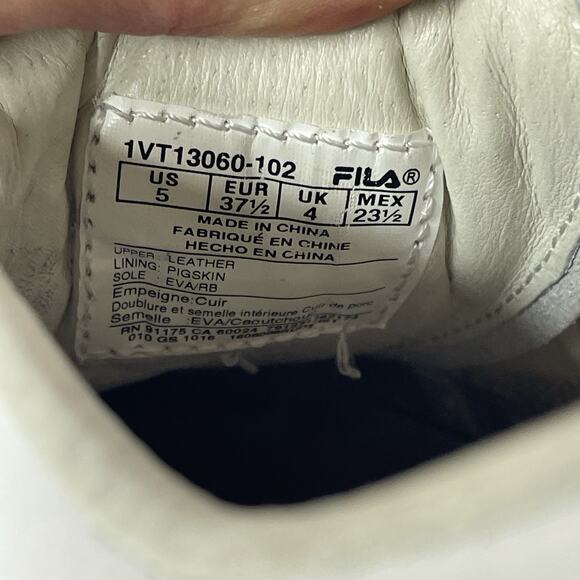 FILA x Gosha Rubchinskiy Sneakers Women’s US 6 EUR 37.5 Designer Collab Leather - Picture 7 of 9